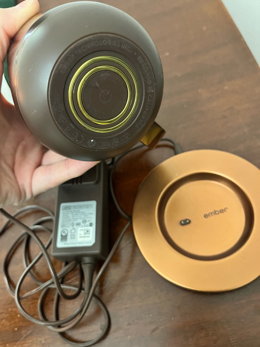 Ember Copper Smart Mug Warmer and Charging Base - Picture 4 of 7